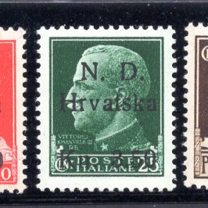 Occ. Croata - Emissione di Sebenico - N. D. Hrvatska