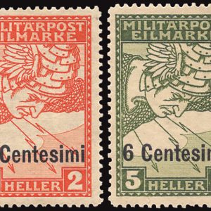 Friuli Veneto Occ. Austriaca - Espressi di Bosnia carta gialla