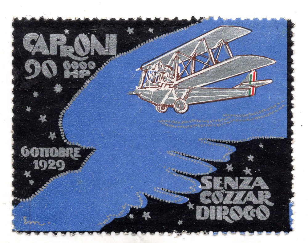 Aereo Caproni 60 - Erinnofilo 1929 RRR