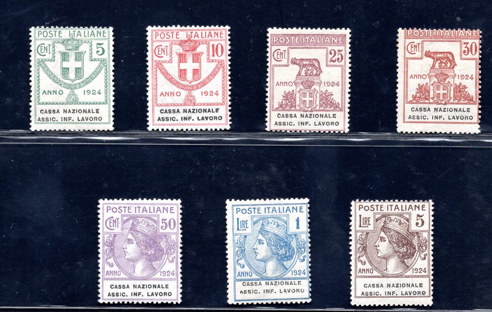 Parastatali "Cassa Naz. Assic. Inf. Lavoro" n. 17/23 - MNH