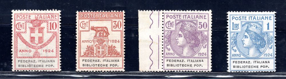 Parastatali "Federazione Italiana Bibliot. Pop." n. 34/37 - MH