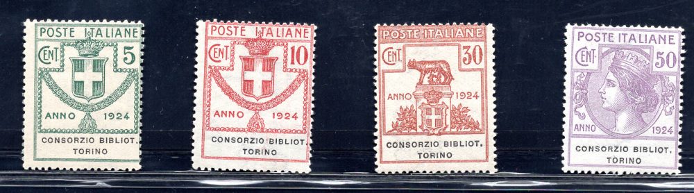 Parastatali "Consorzio Bibliot. Torino" n. 30/33 - MNH