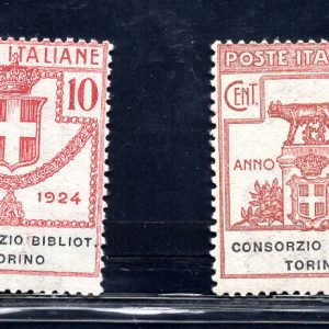 Parastatali "Consorzio Bibliot. Torino" n. 30/33 - MNH