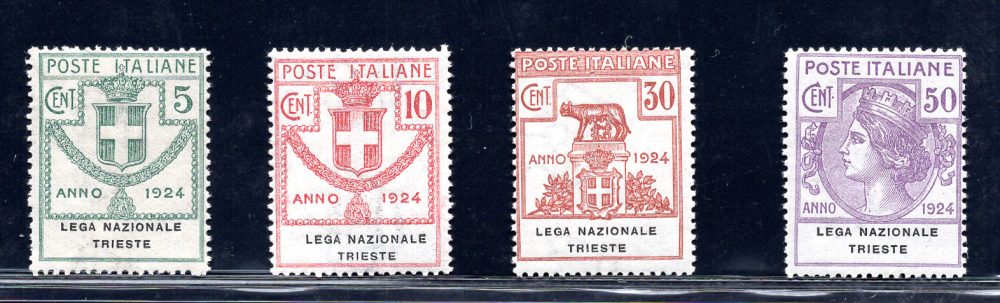 Parastatali "Lega Nazionale Trieste" n. 42/45  Certificata - MH