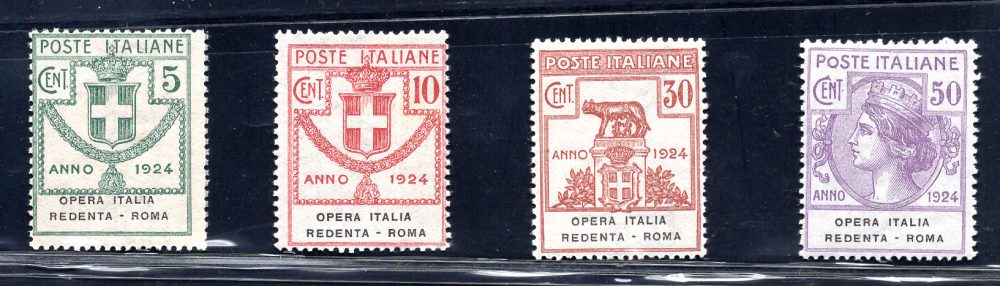 Parastatali "Opera Italia Redenta" n. 46/49 - MNH