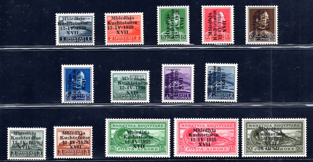 Albania Occ. Italiana - Assemblea Costituente n. 1/11 + P. A. - MNH