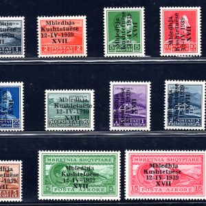 Albania Occ. Italiana - Assemblea Costituente n. 1/11 + P. A. - MNH