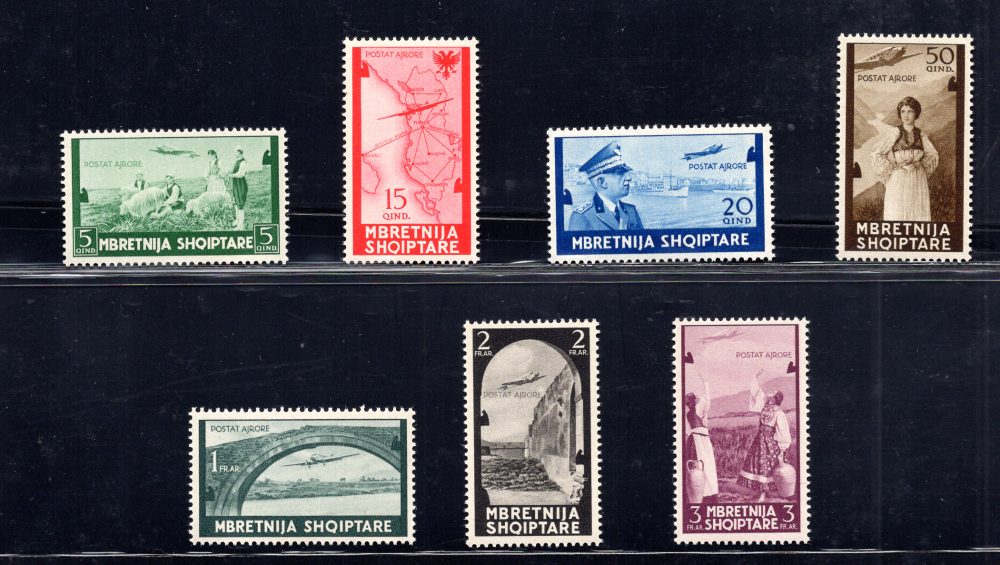 Albania Occ. Italiana - Posta Aerea n. 5/11 serie - MNH