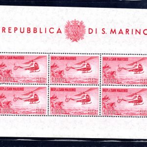 1961 Elicottero foglietto n. 22 - MNH