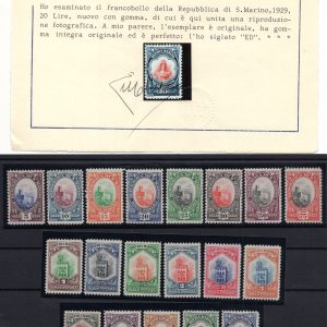 Vedute e Libertas serie completa MNH