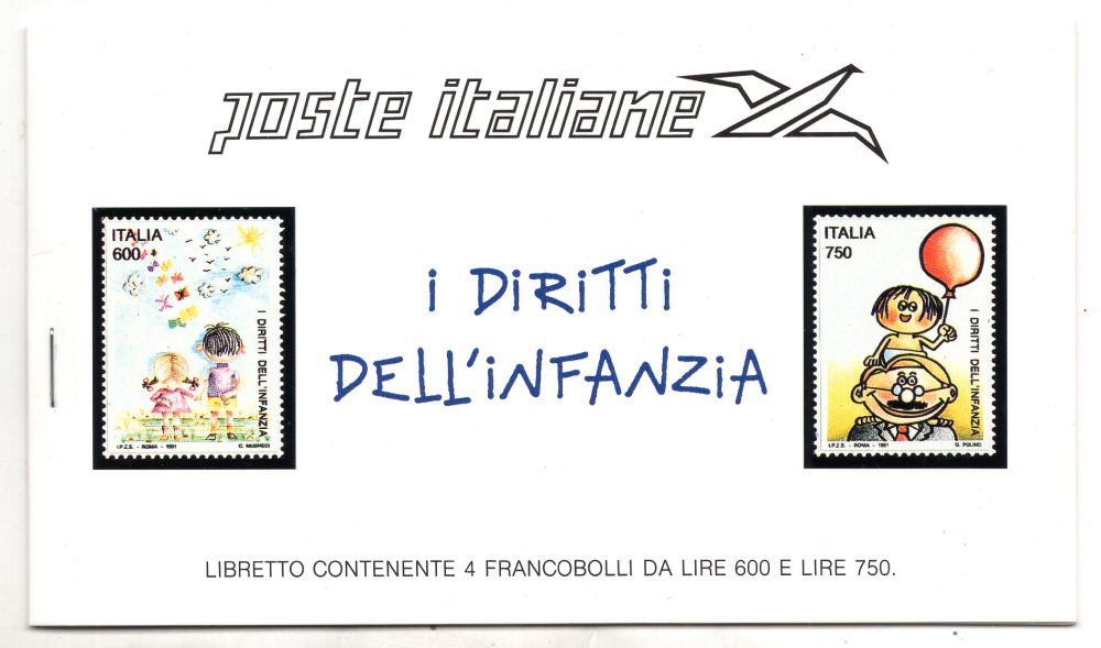 1991 Libretto Diritti dell'Infanzia Unificato LR 7