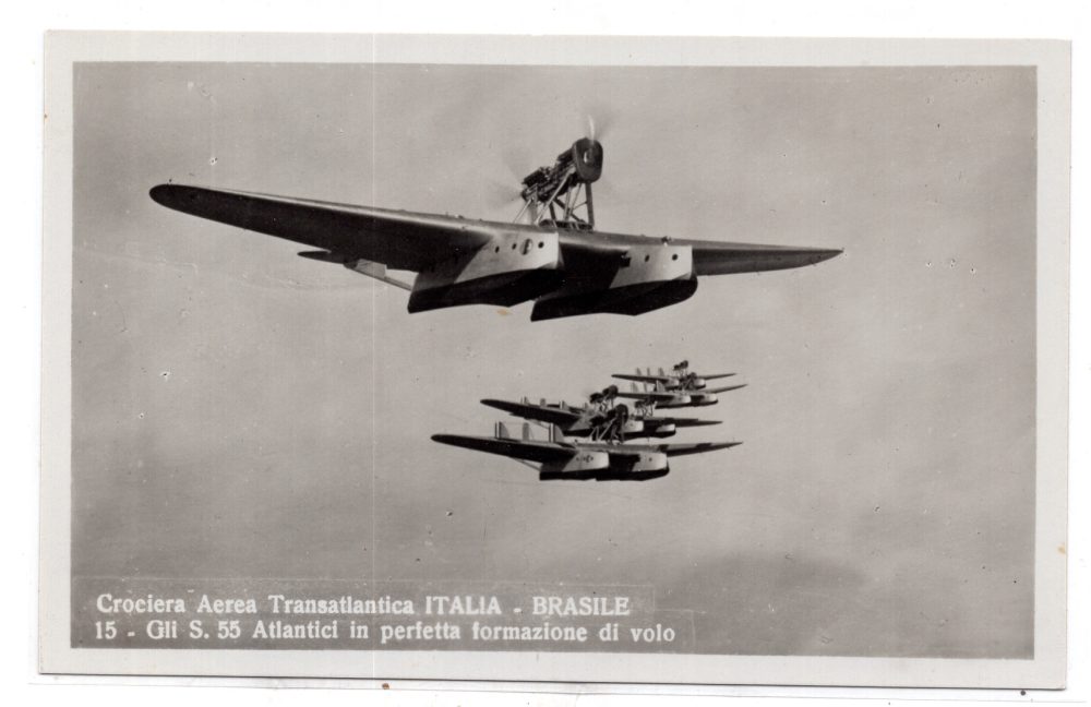 Crociera Aerea Transatlantica - Atlantici S. 55 in formazione