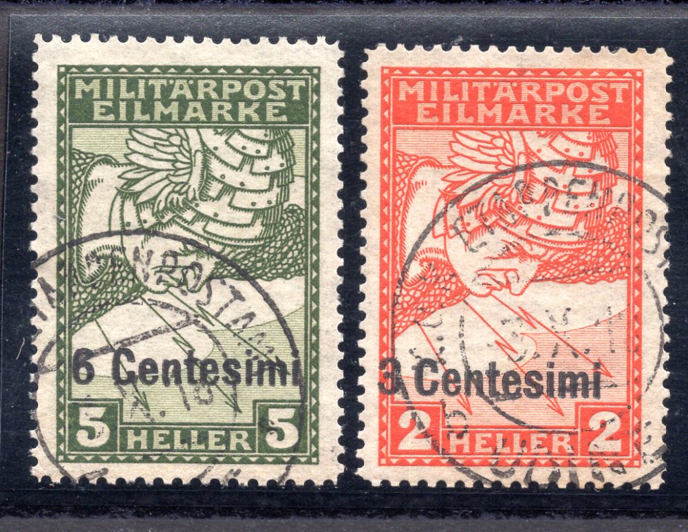 Friuli - Veneto Occ. Austriaca - Espressi n. R1/R2 carta bianca - Used