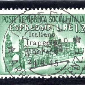 Imperia C.L.N. Espresso 1,25 l. soprastampato n. 20 usato