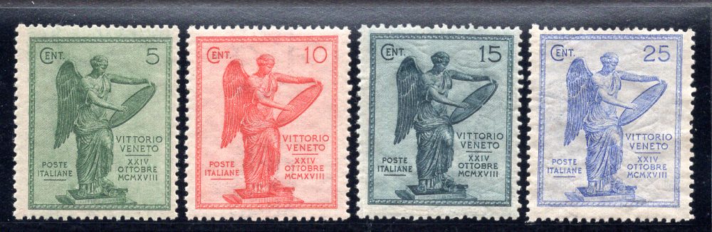 1921 Vittoria n. 119/122 serie ben centrata - MNH