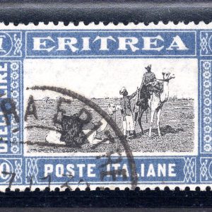 Eritrea - 1930 Cammellieri Lire 10 n. 164 usato