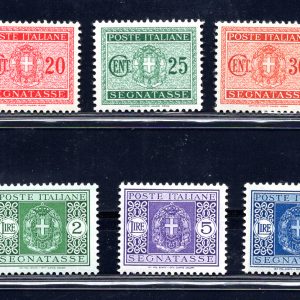 1934 Segnatasse stemma con fasci n. 34/46 -  MNH