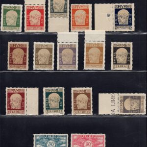 Fiume - D'Annunzio n. 113/126 + Espressi serie MNH