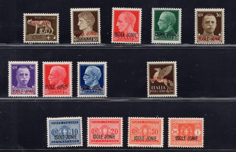 Isole Jonie giro completo 13 valori - MNH