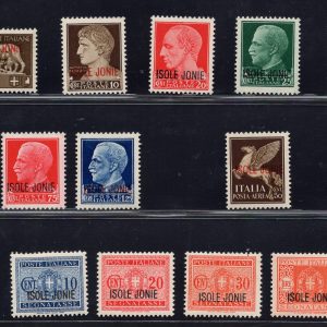 Isole Jonie giro completo 13 valori - MNH