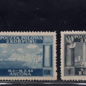 Corpo Polacco - Vittorie in Italia n. 1/4 - MNH