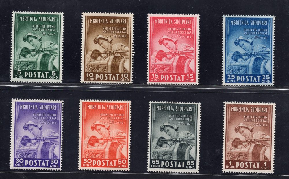 Albania Occ. Italiana - Antitubercolare n. 38/45 - MNH