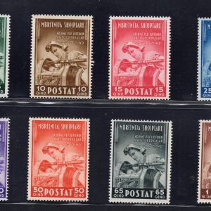 Albania Occ. Italiana - Antitubercolare n. 38/45 - MNH