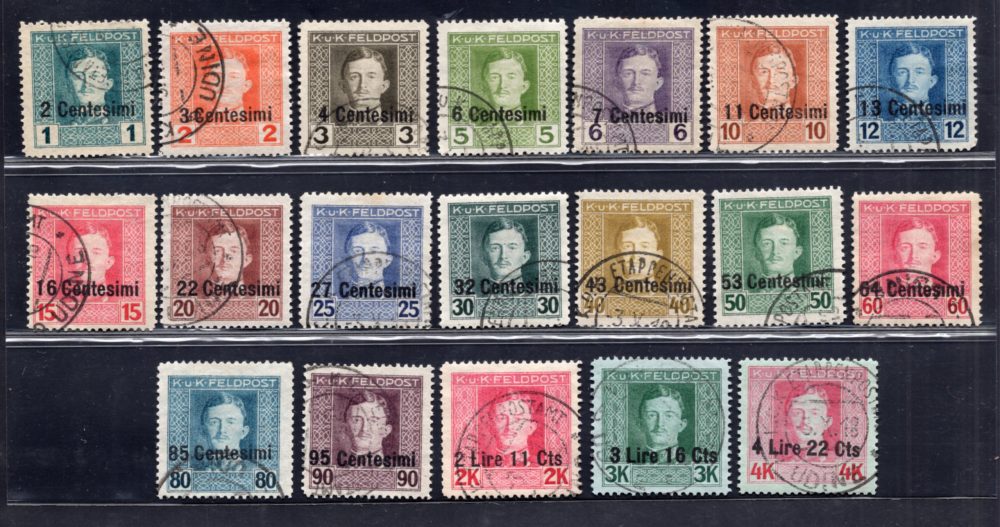 Friuli - Veneto Occ. austriaca Soprastampati n. 1/19