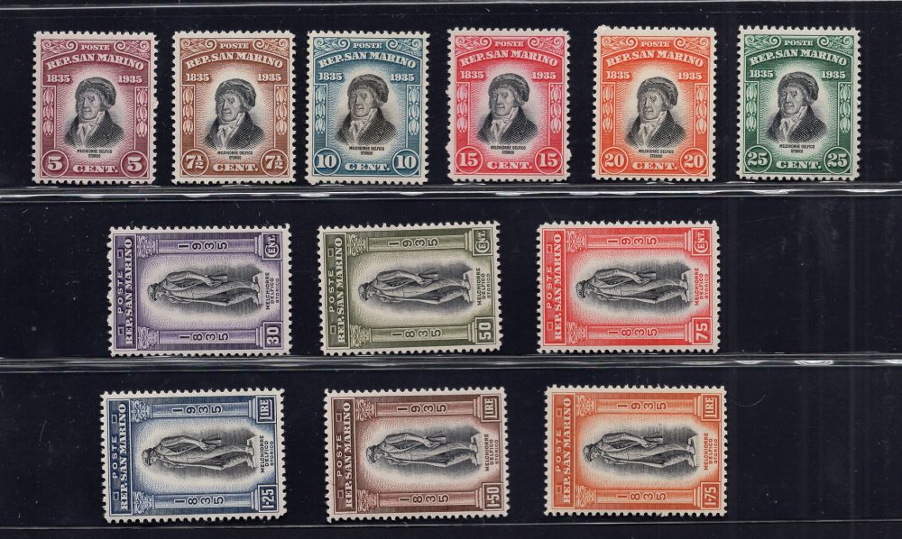 Delfico n. 193/204 serie completa -  MNH