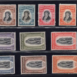 Delfico n. 193/204 serie completa -  MNH