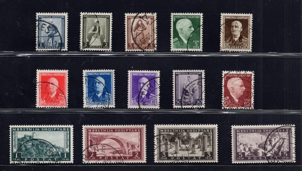 Albania Occ. Italiana - Ordinaria n. 16/29 serie completa