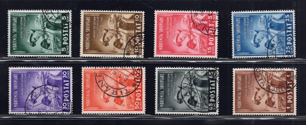 Albania Occ. Italiana - Pro Tubercolari n. 38/45 serie completa