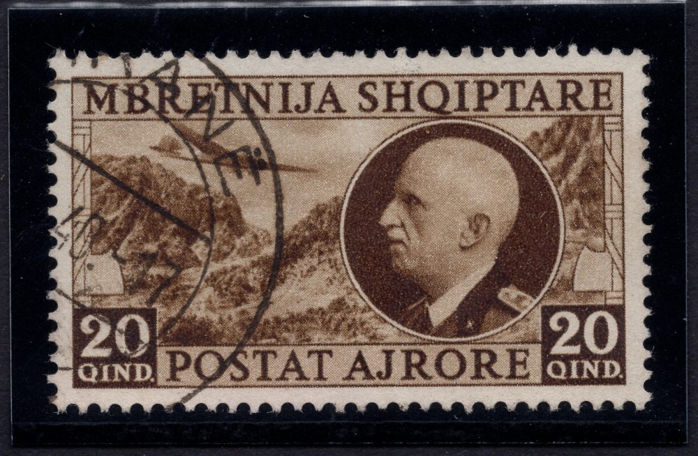 Albania Occ. Italiana - Posta Aerea 20 q. bruno n. 4