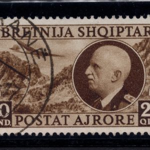 Albania Occ. Italiana - Posta Aerea 20 q. bruno n. 4