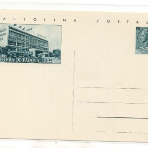Cartolina Postale Lire 20 Fiera di Padova n. C 162 nuova