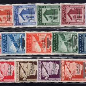 1943 Governo Provvisorio n. 266/276 + Posta Aerea - MNH