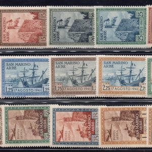 1942 Riconsegna Bandiera italiana ad Arbe - MNH