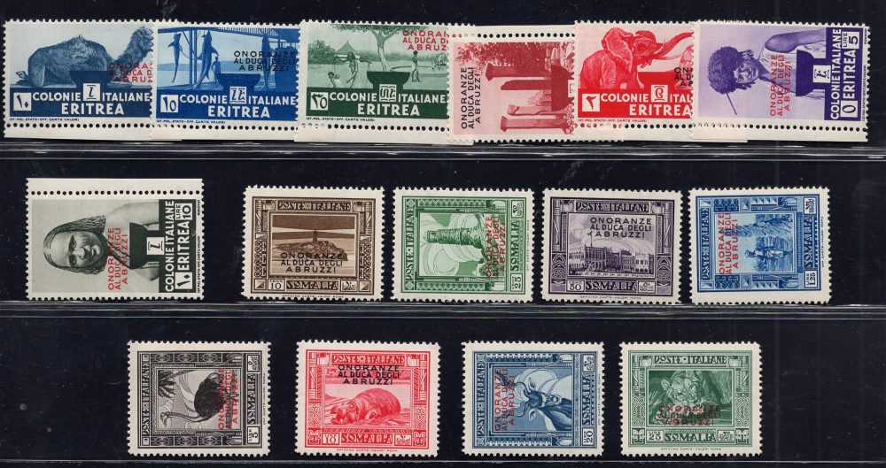 Giri Coloniali - Onoranze Duca degli Abruzzi - MNH