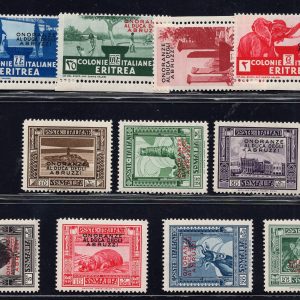 Giri Coloniali - Onoranze Duca degli Abruzzi - MNH