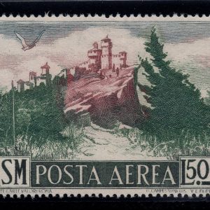 Vedute P.A. Lire 500 n. 91c non dentellato verticalmente - MNH