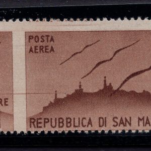 1946 Vedute P.A. Lire 1 n. 52dc a sinistra - MNH