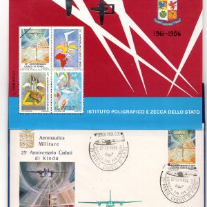 25° Anniversario caduti di Kindu - Foglietto ricordo